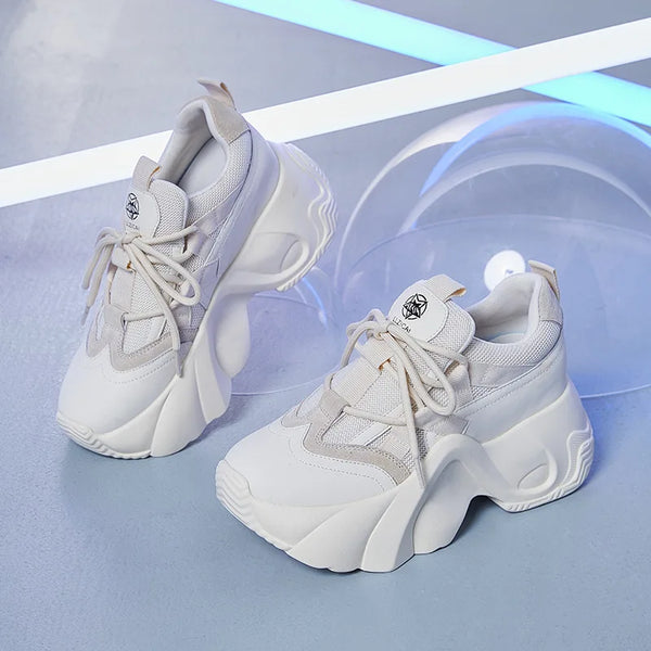 All White Women's Sneakers