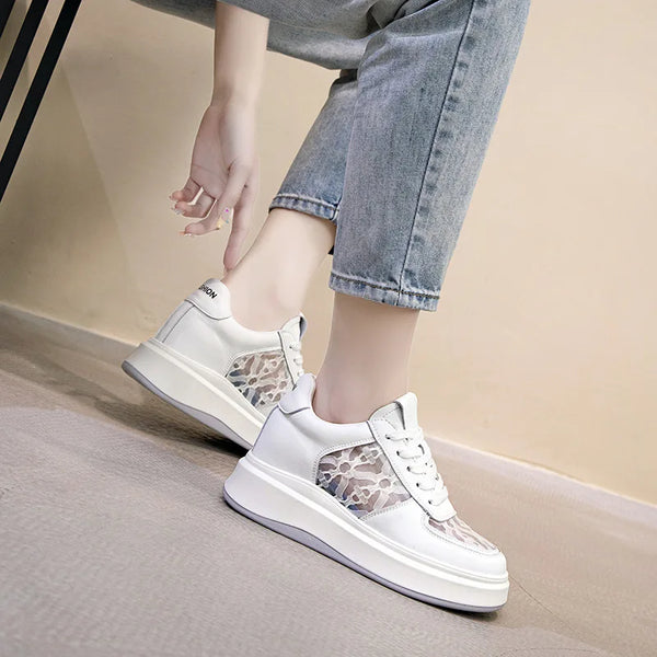 Breathable White Sneakers