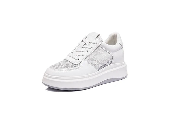 Breathable White Sneakers