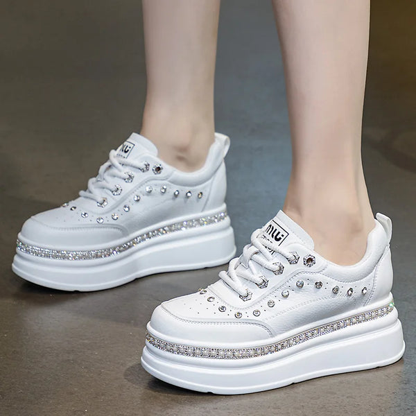 High-End White Sneakers