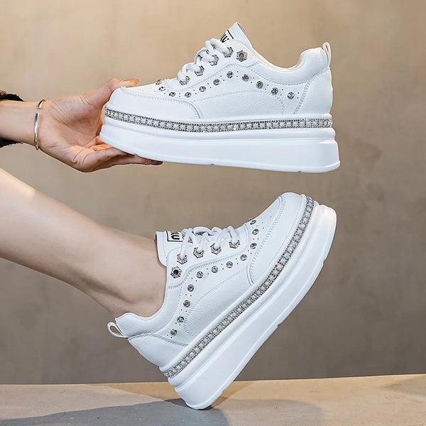 High-End White Sneakers