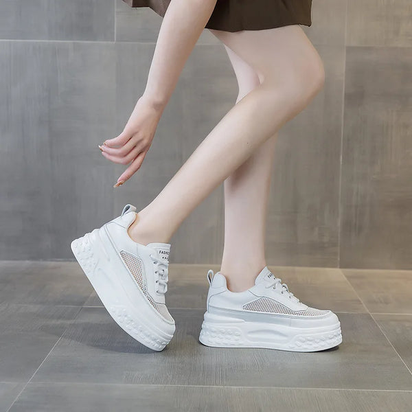 Lace Sneakers White