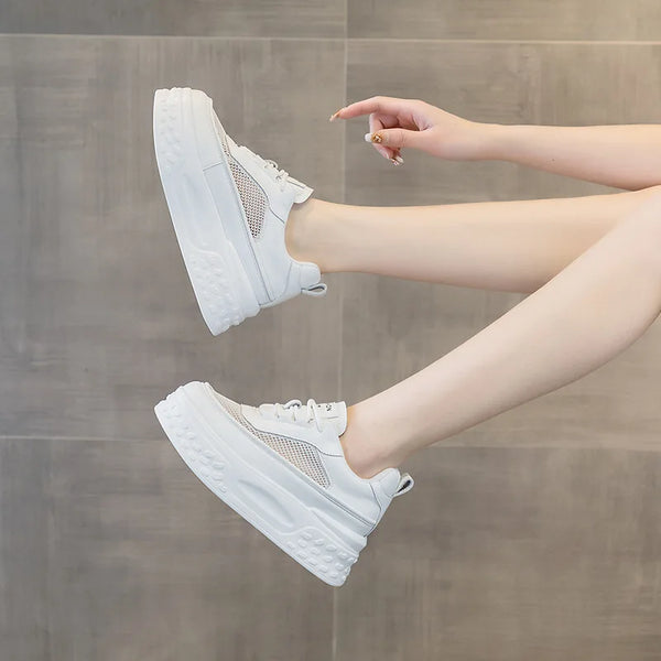 Lace Sneakers White