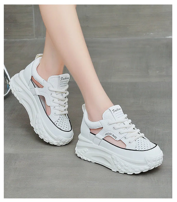 Ladies White Sneakers