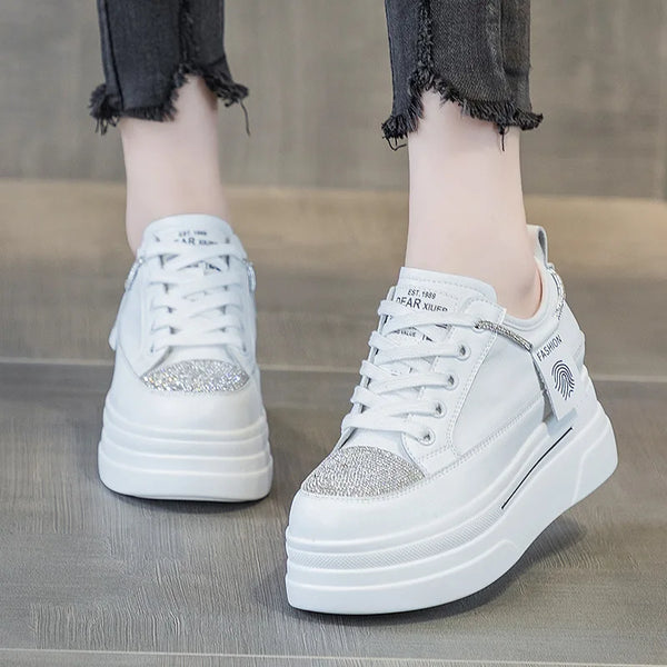 Plain White Sneakers