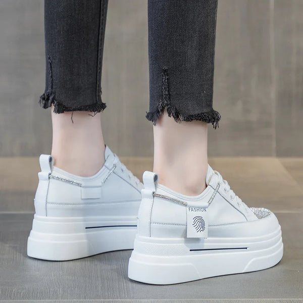 Plain White Sneakers