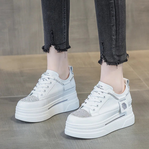 Plain White Sneakers