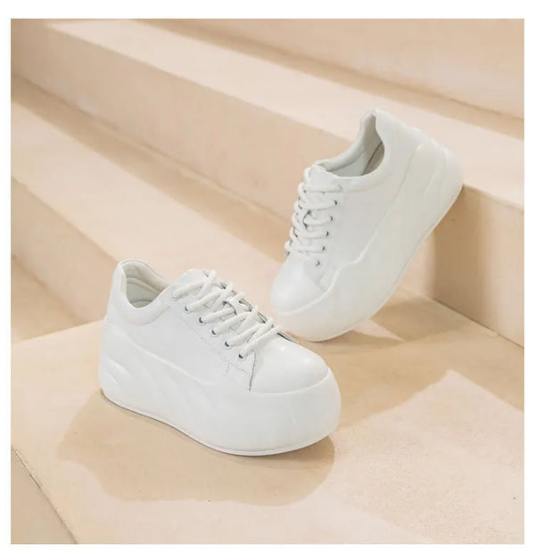 Platform Sneakers White