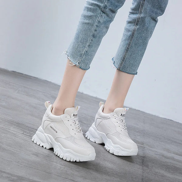 Platform White Sneakers