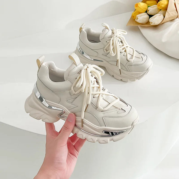 Waterproof White Sneakers