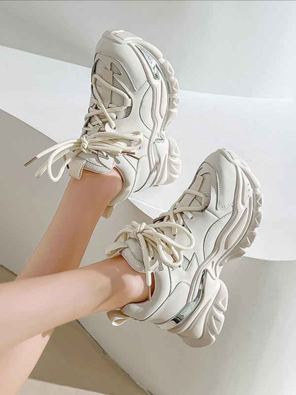 Waterproof White Sneakers