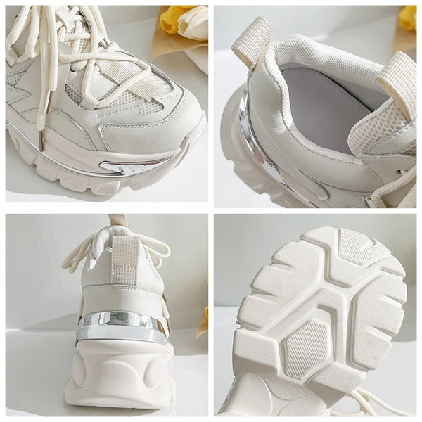 Waterproof White Sneakers