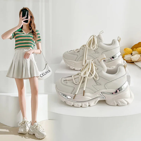 Waterproof White Sneakers