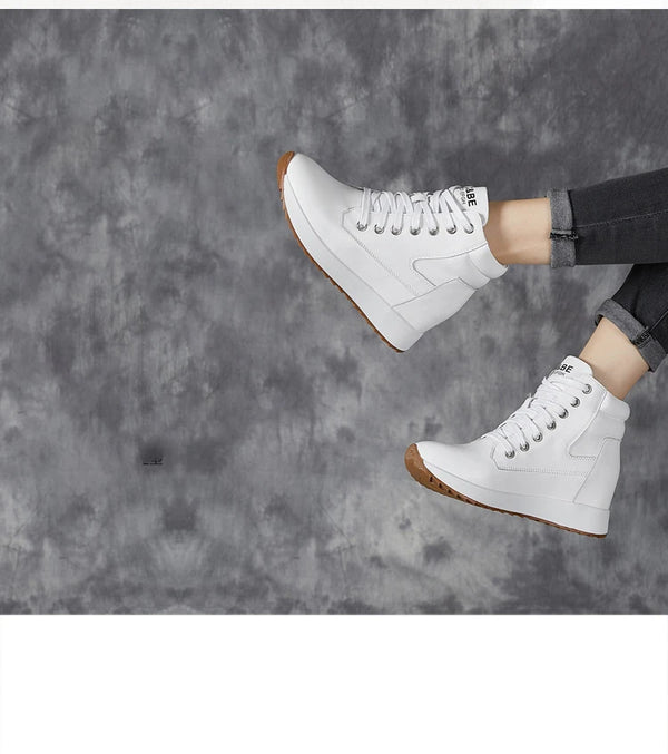 White Chunky Sneakers Women