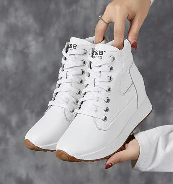 White Chunky Sneakers Women