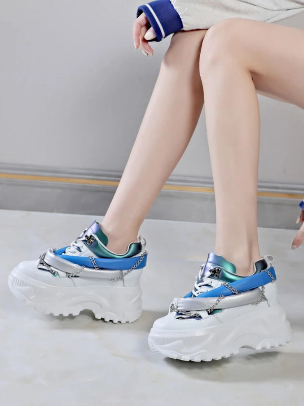 White Designer Sneakers Women's