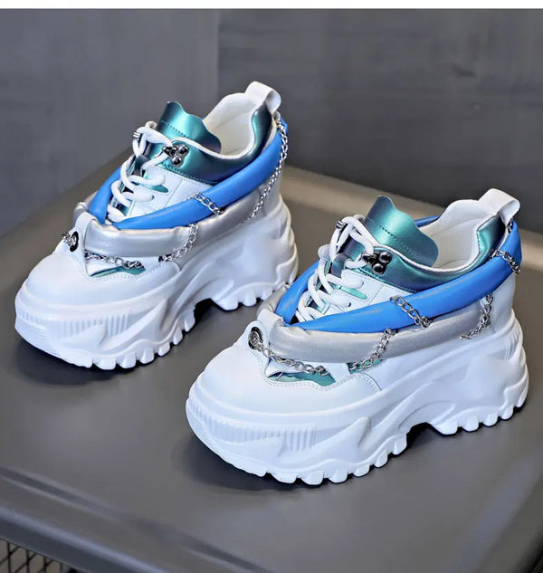 White Designer Sneakers Women's