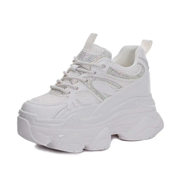 White High Platform Sneakers