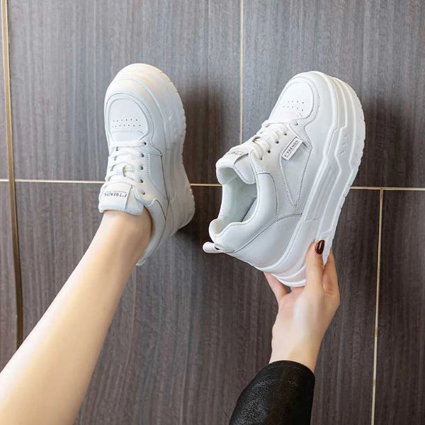 White Low Top Sneakers