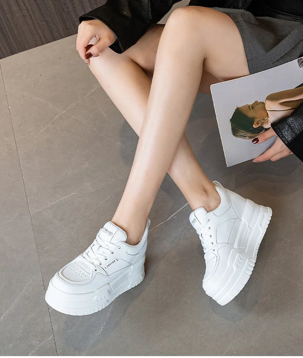 White Low Top Sneakers