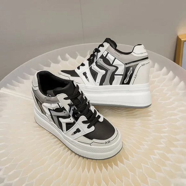 White Mesh Sneakers Women's