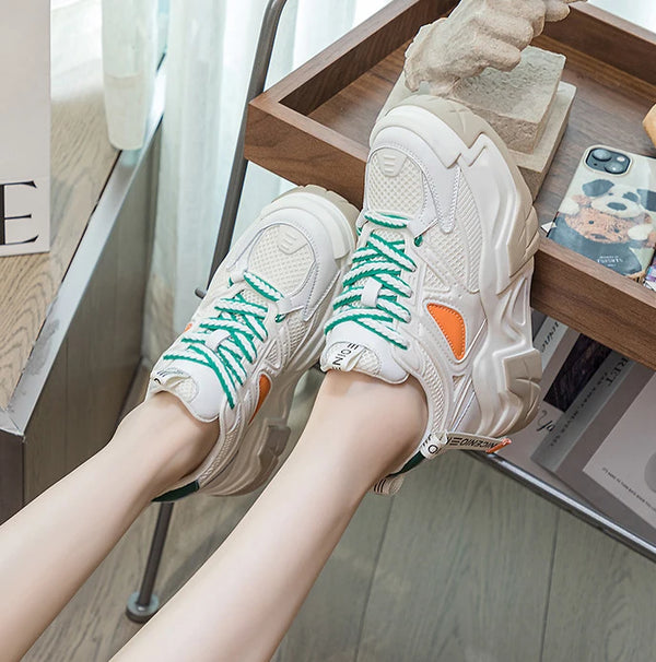 White Non-Slip Sneakers