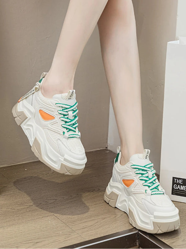 White Non-Slip Sneakers