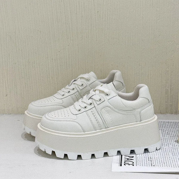 White platform sneakers cheap