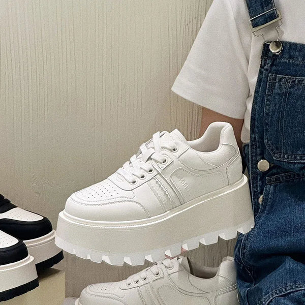 White platform sneakers cheap