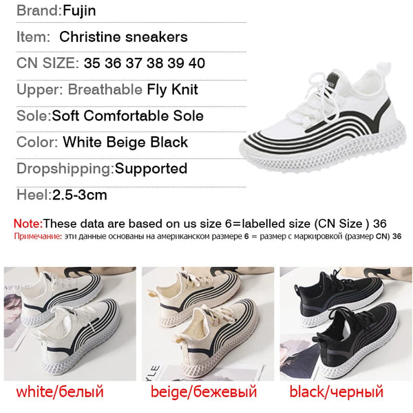 White Running Sneakers Women's