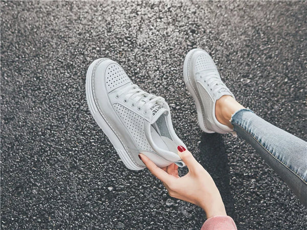 White Running Sneakers