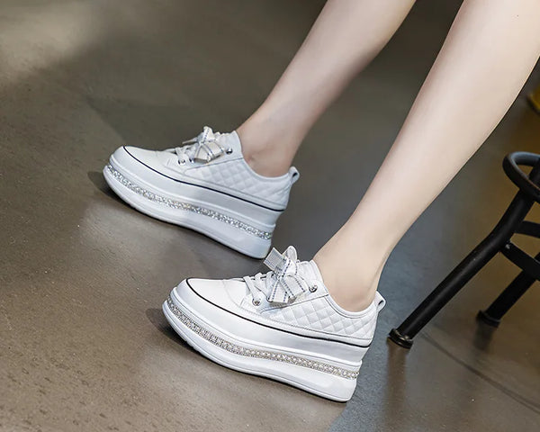 White Sneakers Platform