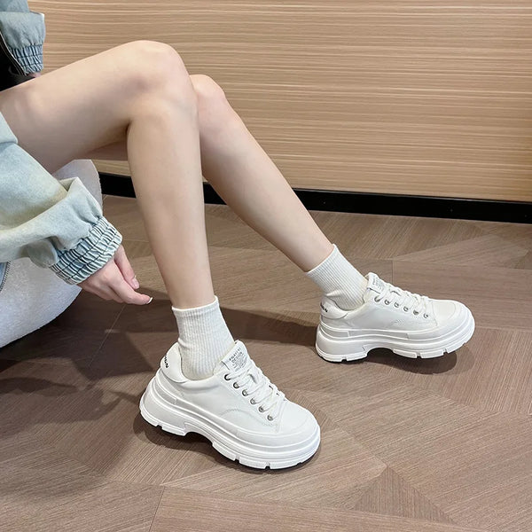 White Sneakers Shoes