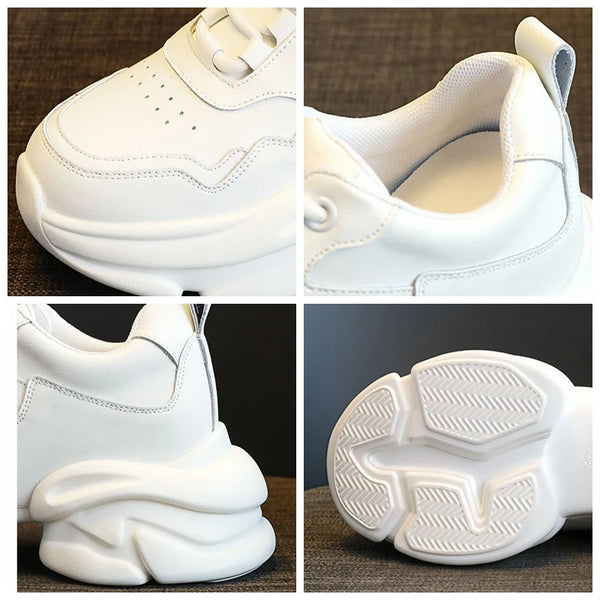 White Velcro Sneakers