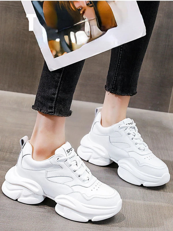 White Velcro Sneakers