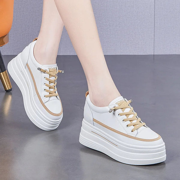 White Walking Sneakers