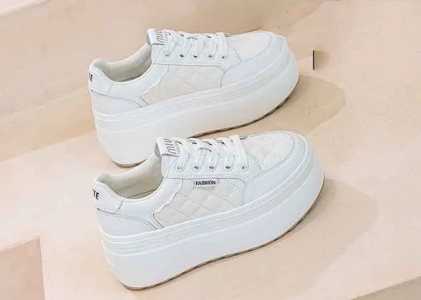 Women's White Athletic Sneakers