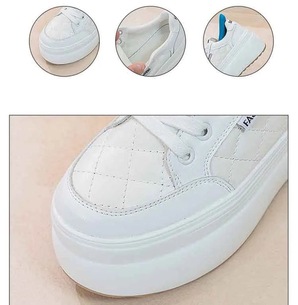 Women's White Athletic Sneakers