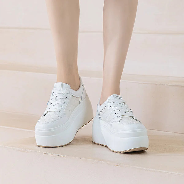 Women's White Athletic Sneakers