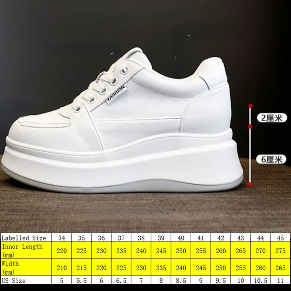 Women's White Casual Sneakers