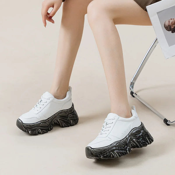 Women's White Designer Sneakers