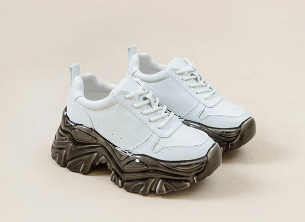 Women's White Designer Sneakers