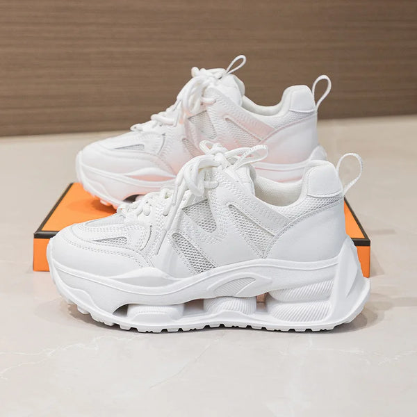 Women's White Fashion Sneakers