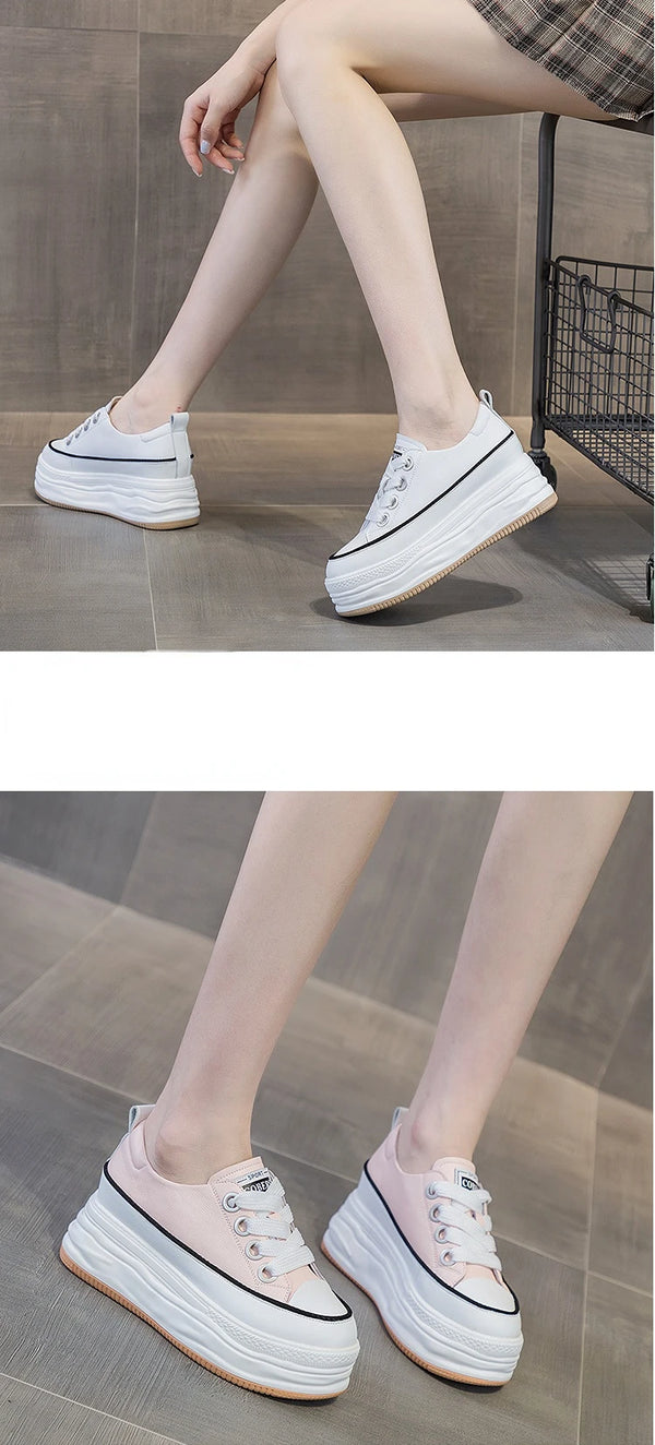 Women's White Lifestyle Sneakers