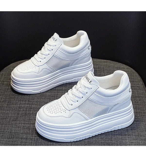 Women's White Slip On Sneakers