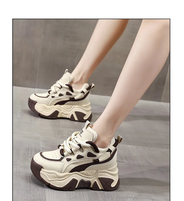 Women's Wide Width White Sneakers