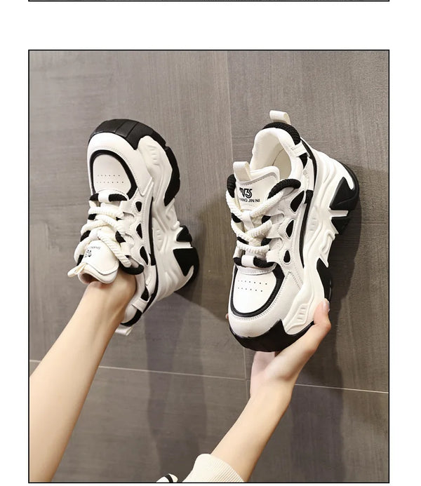 Women's Wide Width White Sneakers